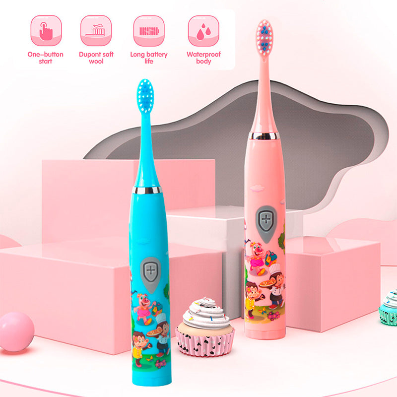 E602 Sonic Kids Electric Toothbrush (Battery Version)