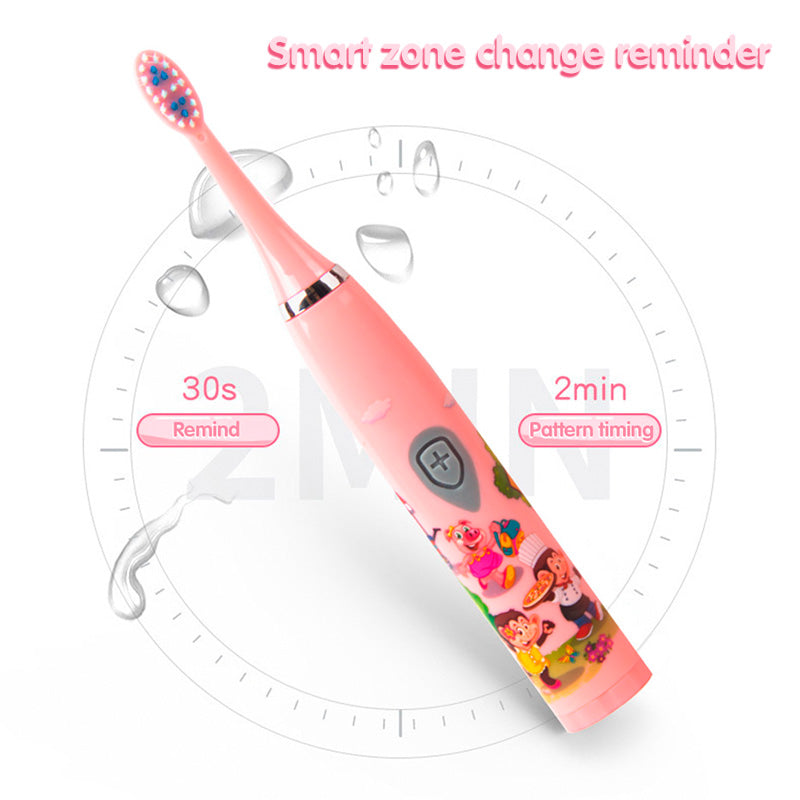 E602 Sonic Kids Electric Toothbrush (Battery Version)