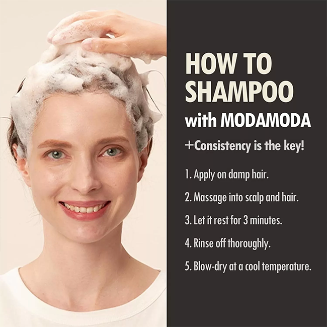 Moda Moda Black Shampoo – 300 ml
