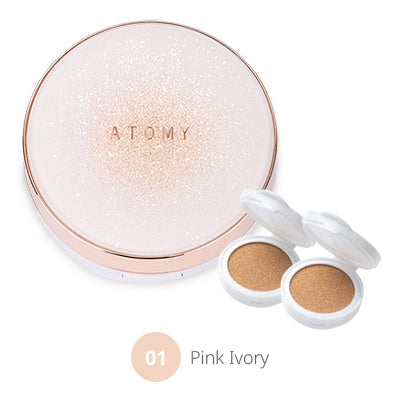 Gold Collagen Ampoule Cushion #01 Pink Ivory (3pcs)